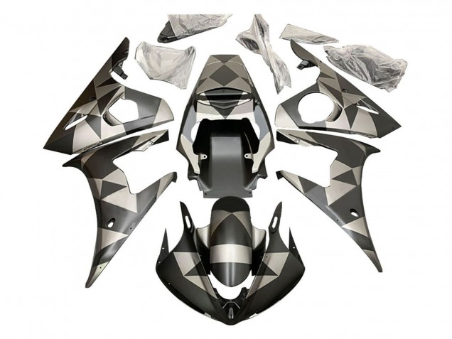 Purchase 2005 Matte Black Yamaha YZF 600 R6 Motorcycle Fairings UK
