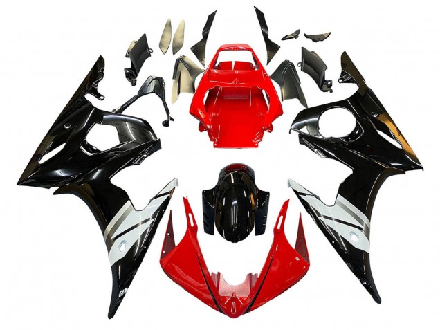 Purchase 2005 Red White Black Yamaha YZF 600 R6 Motorcycle Fairings UK Purchase 2005 Red White Black Yamaha YZF 600 R6 Motorcycle Fairings UK