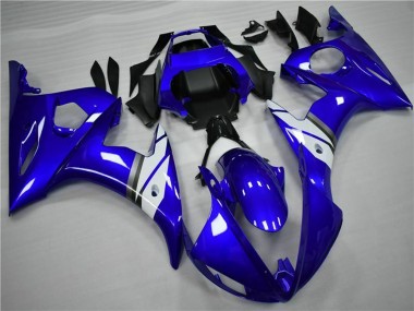 Purchase 2005 Blue White Yamaha YZF 600 R6 Motorcycle Fairings UK