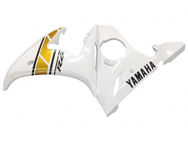 Purchase 2005 White Gold Black Yamaha YZF 600 R6 Motorcycle Fairings UK