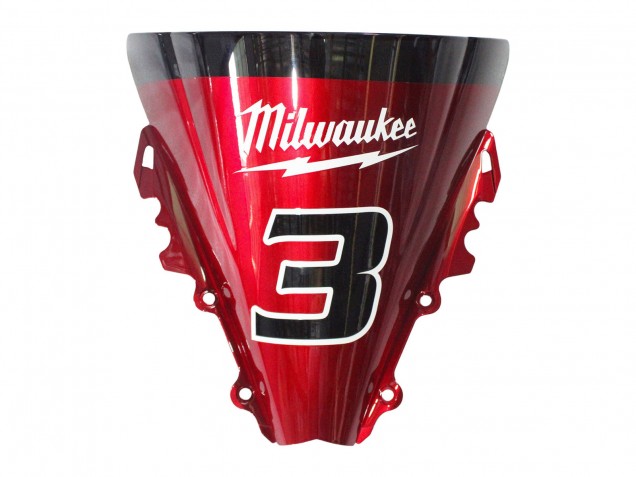 Purchase 2006-2007 White Red Black Green Monster Milwaukee Yamaha YZF 600 R6 Motorcycle Fairings UK