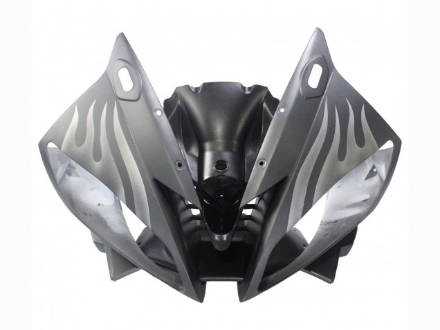 Purchase 2006-2007 Matte Black Silver Flame Yamaha YZF 600 R6 Motorcycle Fairings UK