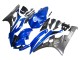 Purchase 2006-2007 Blue White Glossy Black Yamaha YZF 600 R6 Motorcycle Fairings UK