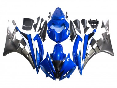 Purchase 2006-2007 Blue White Glossy Black Yamaha YZF 600 R6 Motorcycle Fairings UK