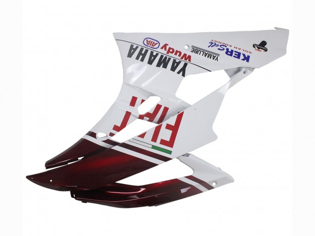 Purchase 2006-2007 White Maroon Red Fiat Acer Yamalube Yamaha YZF 600 R6 Motorcycle Fairings UK