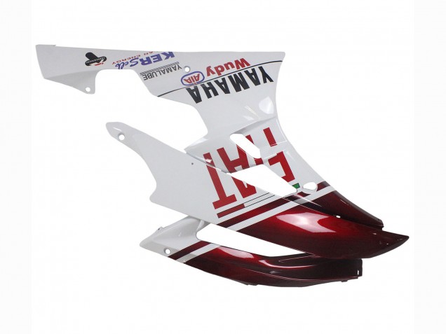 Purchase 2006-2007 White Maroon Red Fiat Acer Yamalube Yamaha YZF 600 R6 Motorcycle Fairings UK