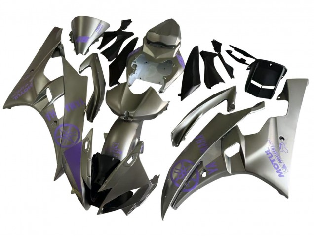Purchase 2006-2007 Grey Purple Motul Yamaha YZF 600 R6 Motorcycle Fairings UK