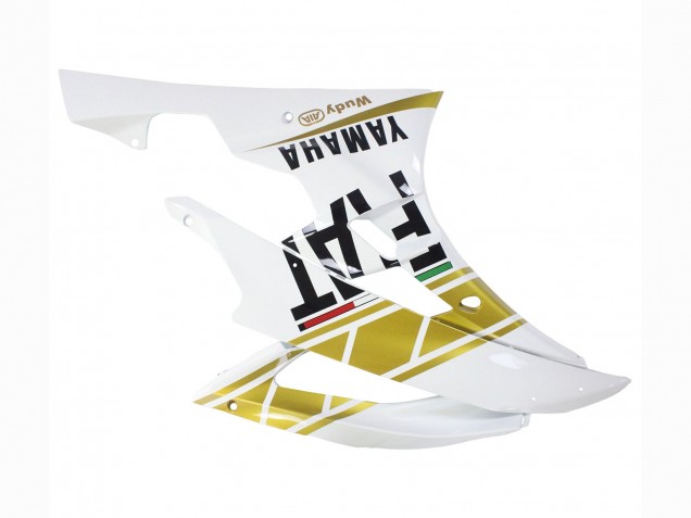 Purchase 2006-2007 White Gold Black Fiat Yamaha YZF 600 R6 Motorcycle Fairings UK