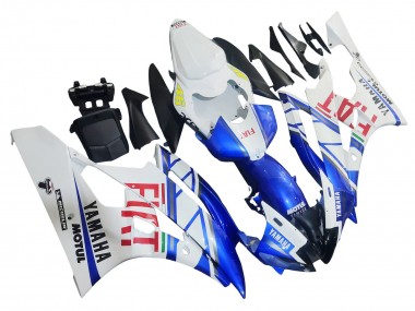Purchase 2006-2007 White Blue Red Fiat Motul Michelin Yamaha YZF 600 R6 Motorcycle Fairings UK
