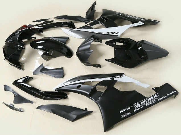 Purchase 2006-2007 Glossy Black Matte Black White Motul Michelin Yamaha YZF 600 R6 Motorcycle Fairings UK