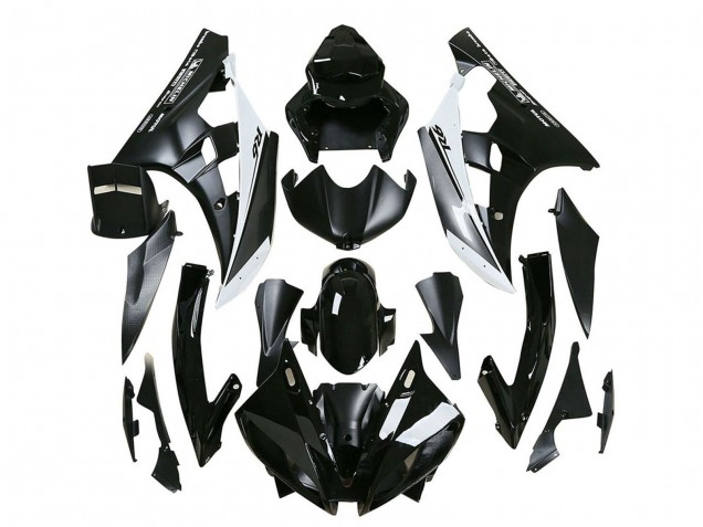 Purchase 2006-2007 Glossy Black Matte Black White Motul Michelin Yamaha YZF 600 R6 Motorcycle Fairings UK