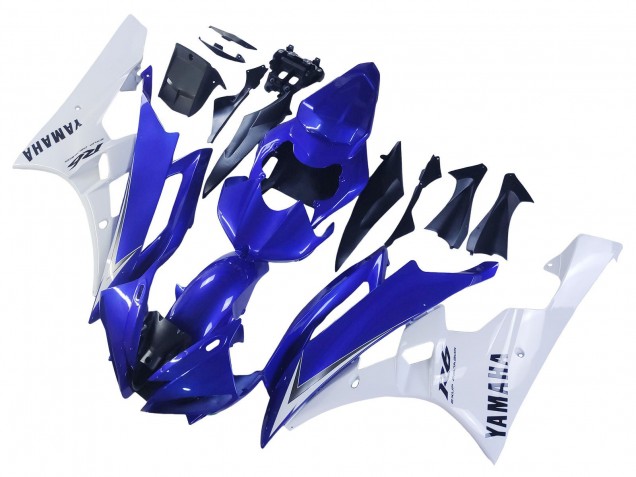 Purchase 2006-2007 White Blue Black Yamaha YZF 600 R6 Motorcycle Fairings UK