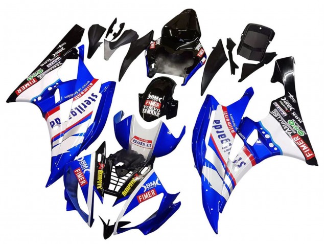 Purchase 2006-2007 White Blue Black Fimer Volvo Yamalube Sterilgarda Yamaha YZF 600 R6 Motorcycle Fairings UK