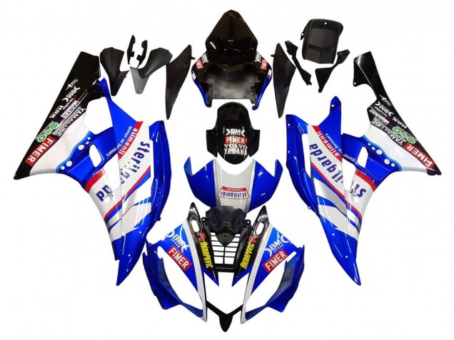 Purchase 2006-2007 White Blue Black Fimer Volvo Yamalube Sterilgarda Yamaha YZF 600 R6 Motorcycle Fairings UK
