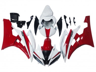Purchase 2006-2007 White Red Yamaha YZF 600 R6 Motorcycle Fairings UK