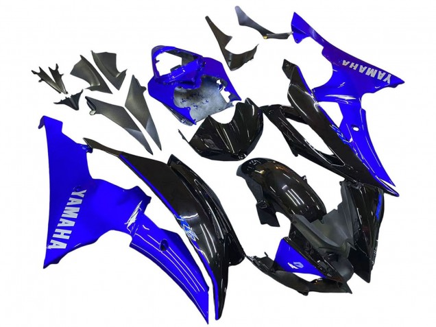 Purchase 2008-2016 Blue Glossy Black Yamaha YZF 600 R6 Motorcycle Fairings UK