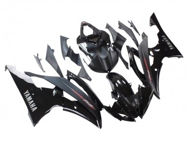 Purchase 2008-2016 Glossy Black Matte Black Yamaha YZF 600 R6 Motorcycle Fairings UK