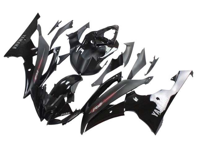 Purchase 2008-2016 Glossy Black Matte Black Yamaha YZF 600 R6 Motorcycle Fairings UK
