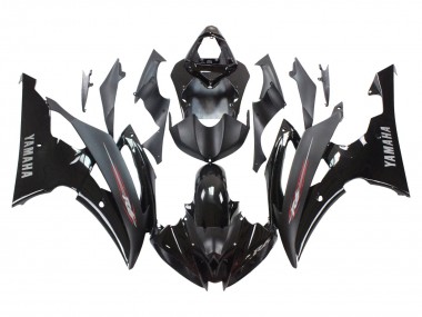 Purchase 2008-2016 Glossy Black Matte Black Yamaha YZF 600 R6 Motorcycle Fairings UK