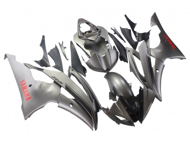 Purchase 2008-2016 Matte Grey Red Decals Yamaha YZF 600 R6 Motorcycle Fairings UK