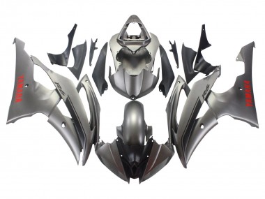 Purchase 2008-2016 Matte Grey Red Decals Yamaha YZF 600 R6 Motorcycle Fairings UK