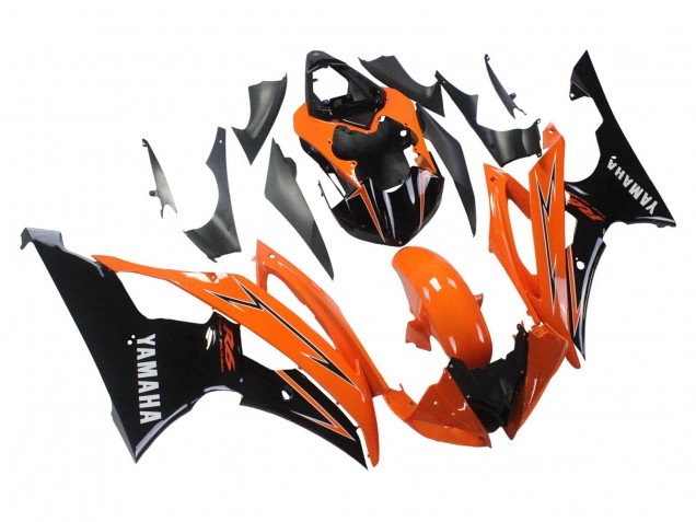 Purchase 2008-2016 Orange Black Yamaha YZF 600 R6 Motorcycle Fairings UK