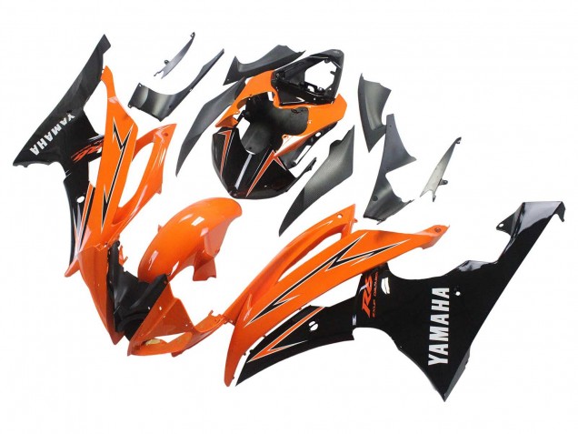 Purchase 2008-2016 Orange Black Yamaha YZF 600 R6 Motorcycle Fairings UK