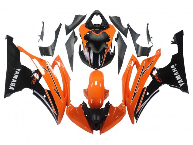 Purchase 2008-2016 Orange Black Yamaha YZF 600 R6 Motorcycle Fairings UK