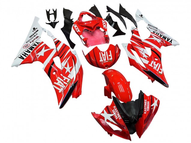 Purchase 2008-2016 White Red Black Fiat Acer Yamaha YZF 600 R6 Motorcycle Fairings UK