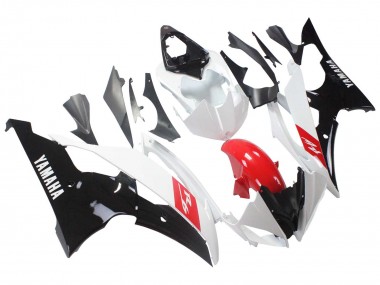 Purchase 2008-2016 White Red Glossy Black Yamaha YZF 600 R6 Motorcycle Fairings UK