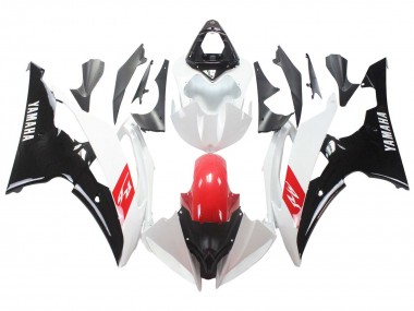 Purchase 2008-2016 White Red Glossy Black Yamaha YZF 600 R6 Motorcycle Fairings UK