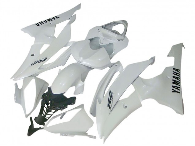 Purchase 2008-2016 Glossy White Yamaha YZF 600 R6 Motorcycle Fairings UK