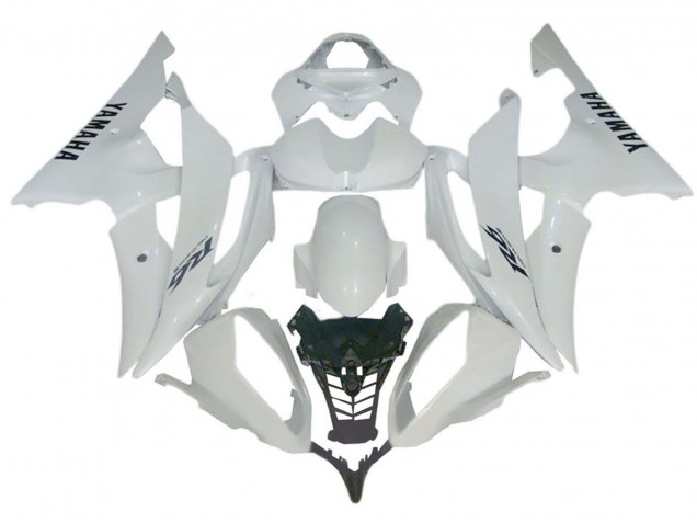 Purchase 2008-2016 Glossy White Yamaha YZF 600 R6 Motorcycle Fairings UK