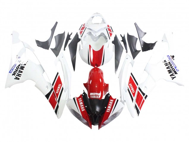 Purchase 2008-2016 White Red Black Motul Michelin Yamaha YZF 600 R6 Motorcycle Fairings UK
