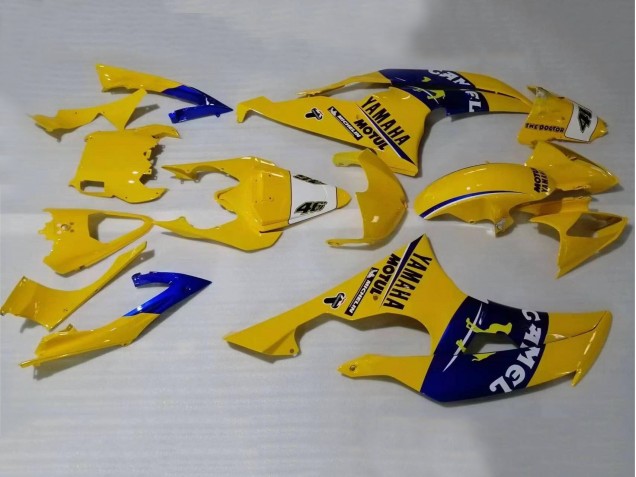 Purchase 2008-2016 Yellow Blue Camel Motul Michelin Yamaha YZF 600 R6 Motorcycle Fairings UK