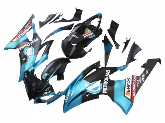Purchase 2008-2016 Light Blue Matte Black Petronas ENEOS Yamaha YZF 600 R6 Motorcycle Fairings UK