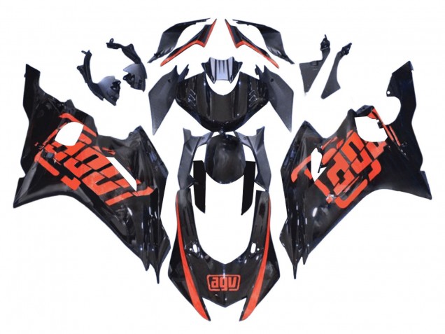 Purchase 2008-2016 Red Glossy Black Yamaha YZF 600 R6 Motorcycle Fairings UK