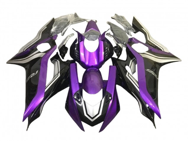 Purchase 2017-2023 Silver Purple Glossy Black Yamaha YZF 600 R6 Motorcycle Fairings UK