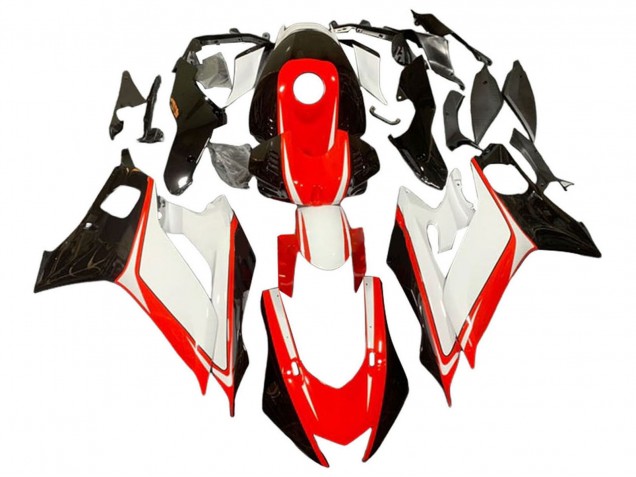 Purchase 2017-2023 White Red Glossy Black Yamaha YZF 600 R6 Motorcycle Fairings UK