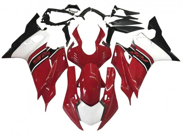 Purchase 2017-2023 White Red Black Yamaha YZF 600 R6 Bike Fairings UK
