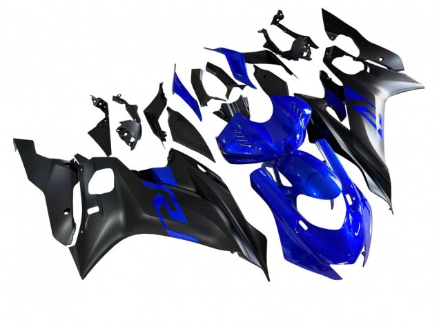 Purchase 2017-2023 Blue Matte Black Yamaha YZF 600 R6 Motorcycle Fairings UK