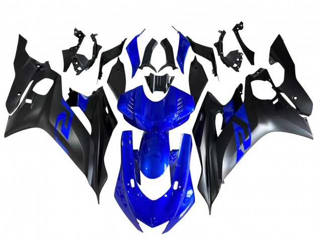 Purchase 2017-2023 Blue Matte Black Yamaha YZF 600 R6 Motorcycle Fairings UK
