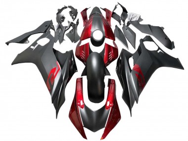 Purchase 2017-2023 Red Matte Black Yamaha YZF 600 R6 Motorcycle Fairings UK