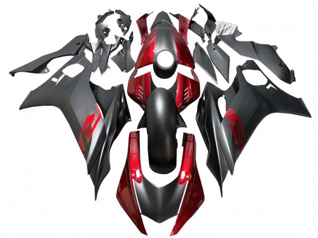 Purchase 2017-2023 Red Matte Black Yamaha YZF 600 R6 Motorcycle Fairings UK