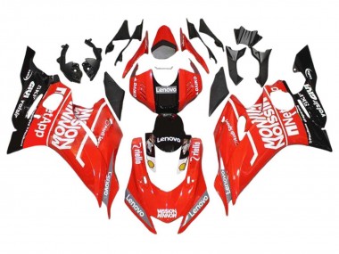 Purchase 2017-2023 Red Black Yamaha YZF 600 R6 Motorcycle Fairings UK