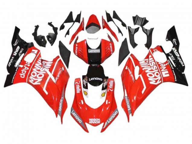 Purchase 2017-2023 Red Black Yamaha YZF 600 R6 Motorcycle Fairings UK
