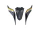 Purchase 2017-2023 Gold Black Carbon Fiber Yamaha YZF 600 R6 Motorcycle Fairings UK