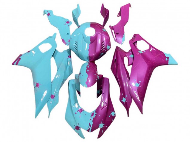 Purchase 2017-2023 Blue Pink Yamaha YZF 600 R6 Motorcycle Fairings UK
