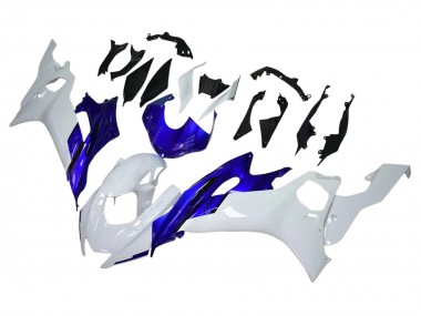 Purchase 2017-2023 White Blue Yamaha YZF 600 R6 Motorcycle Fairings UK