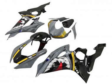 Purchase 2017-2023 Grey Yellow Glossy Black Shark Yamaha YZF 600 R6 Motorcycle Fairings UK
